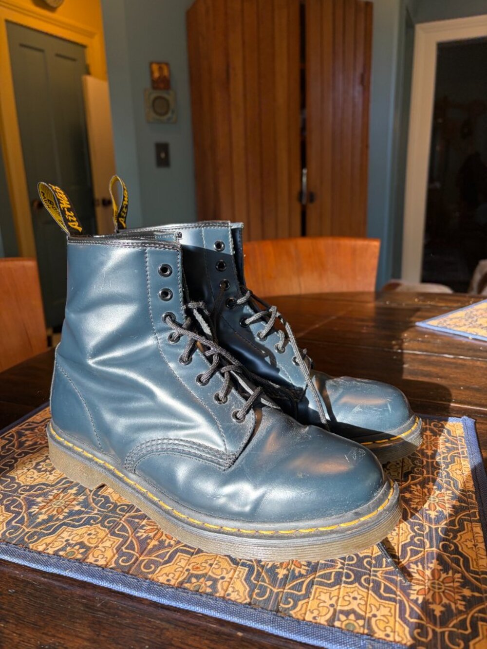 Doc Marten's 1460 Men's Boots - Blue 11M - Picture 5 of 10